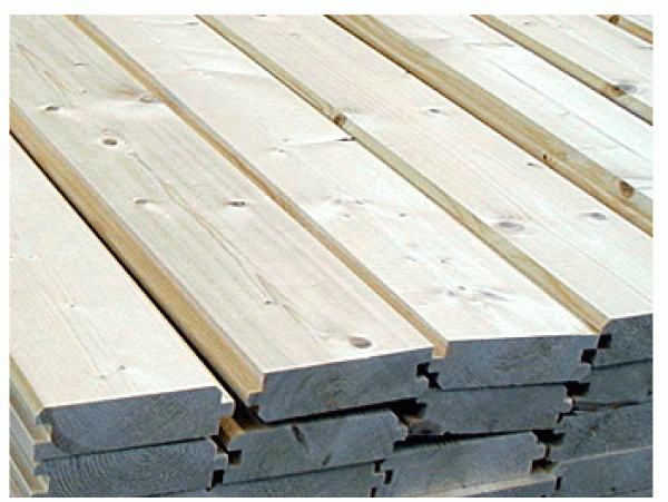 2x6 and 2x8 pine and spruce Reversible T&G Decking for log homes. We also carry matching 1x6 and 1x8 Rustic pattern stock.